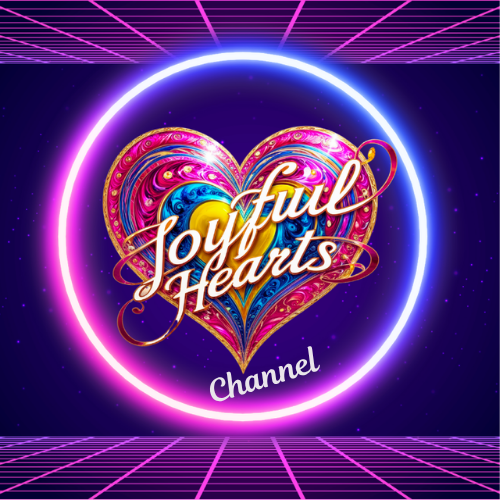 Joyful Hearts Channel logo—colorful heart symbol guiding families to playful, Spirit-led content